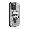 Pikkukuva 4 / 8: Karl Lagerfeld Glitter Flakes Ikonik - iPhone 14 Pro Max -kotelo (hopea)