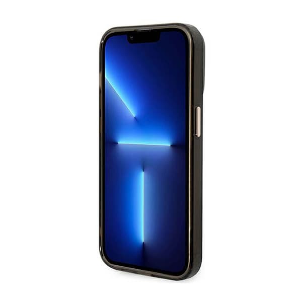 Guess Gold Outline Translucent MagSafe - iPhone 14 Pro-cover (sort)