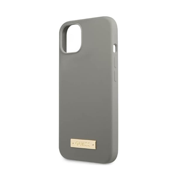 Guess Silikone Logoplade MagSafe - iPhone 13 etui (grå)