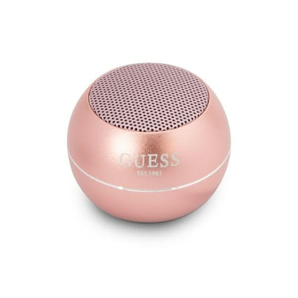 Guess Mini Bluetooth-højttaler 3W 4H – Bluetooth 5.0-højttaler (Pink)