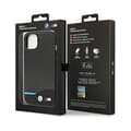 Miniatyrbillede 8 af 8: BMW Læder Carbon Blue Line – iPhone 14 Plus etui (sort)