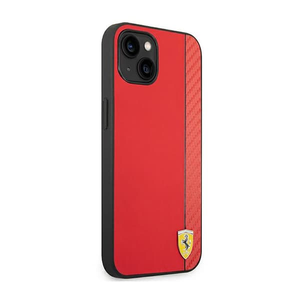 Ferrari Carbon – iPhone 14 Plus etui (rød)