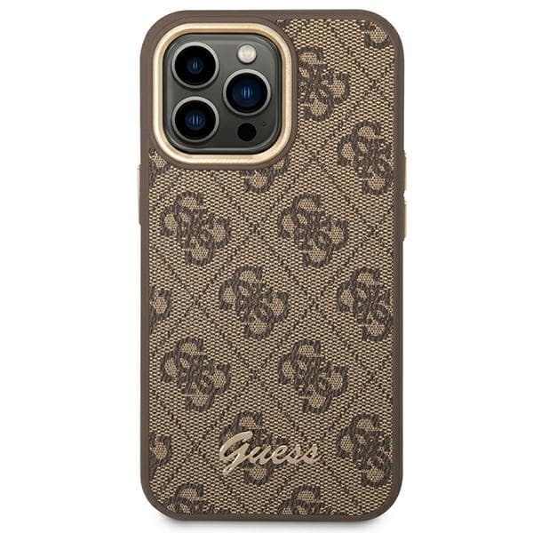 Guess 4G Metal Camera Outline Cover – iPhone 14 Pro Max cover (brunt)