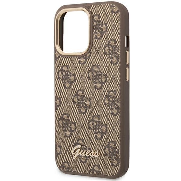 Guess 4G Metal Camera Outline Cover – iPhone 14 Pro Max cover (brunt)