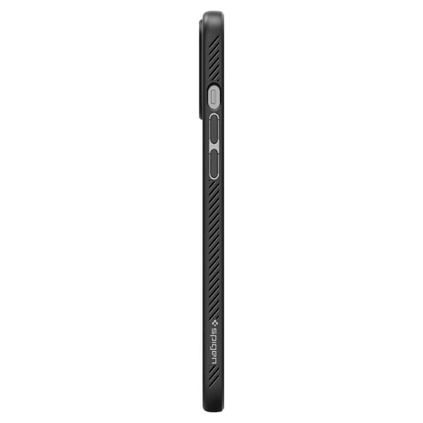 Spigen Liquid Air - Cover til iPhone 12 Pro / iPhone 12 (sort)