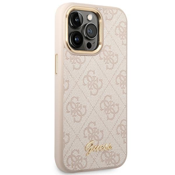 Guess 4G Metal Camera Outline Cover – iPhone 14 Pro Cover (Pink)