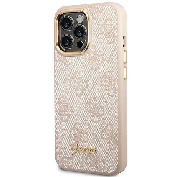 Guess 4G Metal Camera Outline Cover – iPhone 14 Pro Cover (Pink)