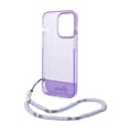 Pikkukuva 6 / 7: Guess Translucent Pearl Strap - iPhone 14 Pro Max -kotelo (violetti)