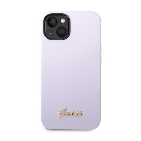 Guess Silicone Vintage - iPhone 14 etui (lilla)