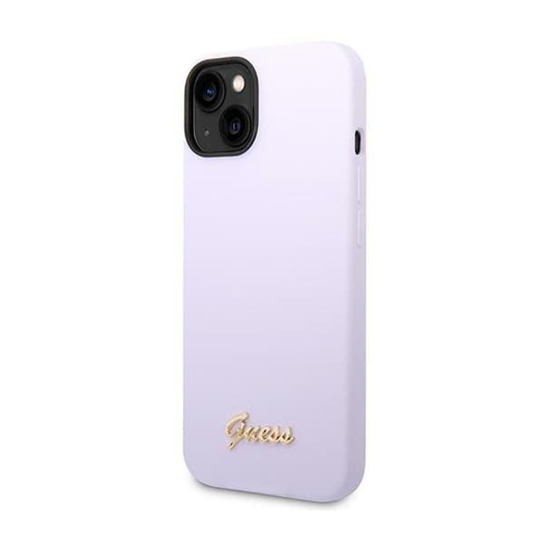 Guess Silicone Vintage - iPhone 14 etui (lilla)