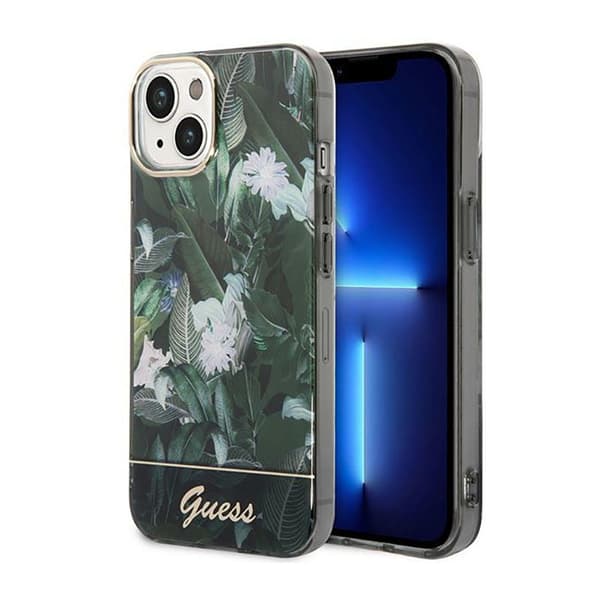 Guess Jungle Cover - iPhone 14 Plus Cover (grøn)
