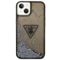 Miniatyrbild 3 av 8: Guess Liquid Glitter Triangle Logo-fodral - iPhone 14-fodral (svart)