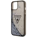 Miniatyrbild 6 av 8: Guess Liquid Glitter Triangle Logo-fodral - iPhone 14-fodral (svart)