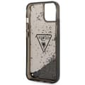 Miniatyrbild 7 av 8: Guess Liquid Glitter Triangle Logo-fodral - iPhone 14-fodral (svart)