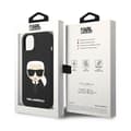 Miniatyrbillede 8 af 8: Karl Lagerfeld Silikone Ikonik Karls hoved - iPhone 14 Plus etui (sort)
