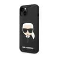 Miniatyrbillede 2 af 8: Karl Lagerfeld Silikone Ikonik Karls hoved - iPhone 14 Plus etui (sort)