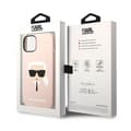 Miniatyrbillede 8 af 8: Karl Lagerfeld Silikone Ikonik Karls hoved - iPhone 14 Plus etui (pink)