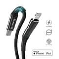 Miniatyrbillede 1 af 8: Crong Armor Link - USB-C lynhurtigt opladningskabel med MFi-certificering 150 cm (sort)