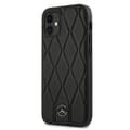 Pikkukuva 1 / 4: Mercedes Leather Wave Line - iPhone 12 minikotelo (musta)