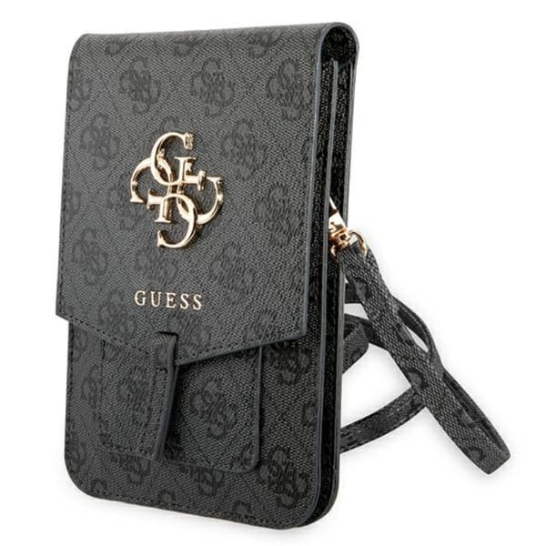 Guess 4G Big Metal Logo Telefontaske – Taske med smartphonerum (sort)