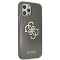 Miniatyrbillede 4 af 8: Guess Glitter 4G Big Logo - iPhone 12 Pro Max etui (sort)