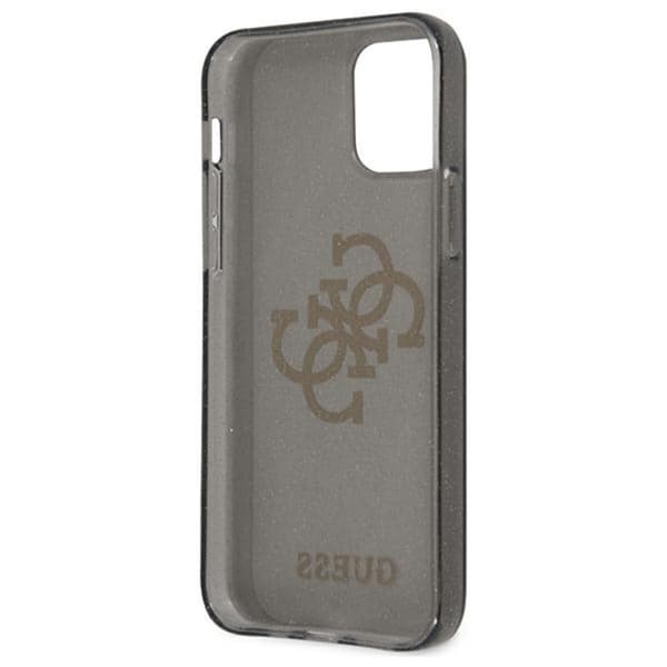 Guess Glitter 4G Big Logo - iPhone 12 Pro Max etui (sort)