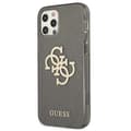 Miniatyrbillede 2 af 8: Guess Glitter 4G Big Logo - iPhone 12 Pro Max etui (sort)