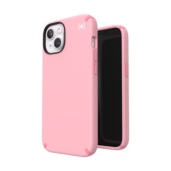 Speck Presidio2 Pro - iPhone 13-fodral med MICROBAN-beläggning (rosa rosa/vintagerosa)
