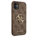 Miniatyrbild 4 av 8: Guess 4G Big Metal Logo - iPhone 11-fodral (brunt)