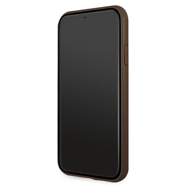 Guess 4G Big Metal Logo - iPhone 11-fodral (brunt)