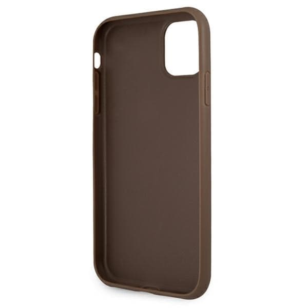 Guess 4G Big Metal Logo - iPhone 11-fodral (brunt)
