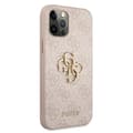 Miniatyrbillede 4 af 8: Guess 4G Big Metal Logo - iPhone 12 / iPhone 12 Pro-cover (Pink)
