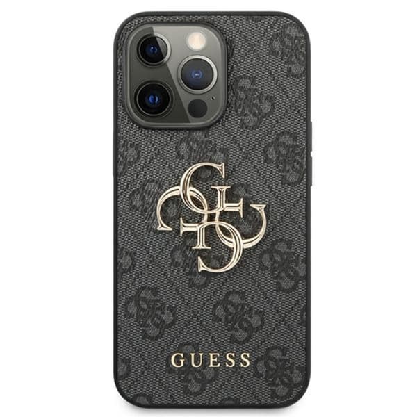 Guess 4G Big Metal Logo - iPhone 13 Pro-fodral (grå)