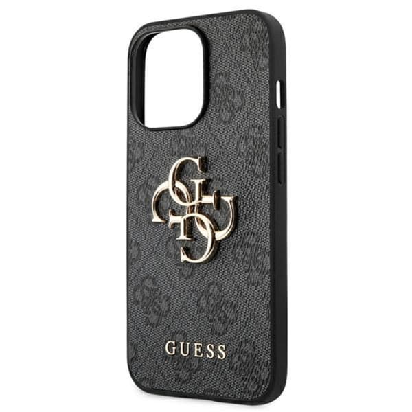 Guess 4G Big Metal Logo - iPhone 13 Pro-fodral (grå)