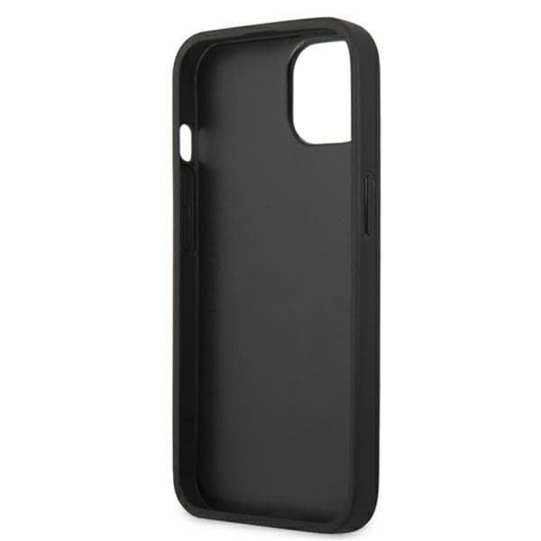 Karl Lagerfeld PU-læder Karl & Choupette præget - iPhone 13 Mini-etui (fuchsia)