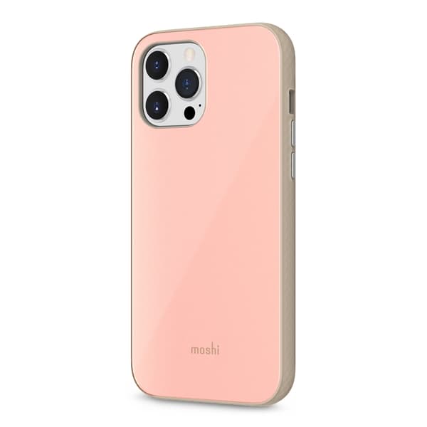 Moshi iGlaze Slim Hardshell Fodral - iPhone 13 Pro Max Fodral (SnapTo System) (Dahlia Pink)