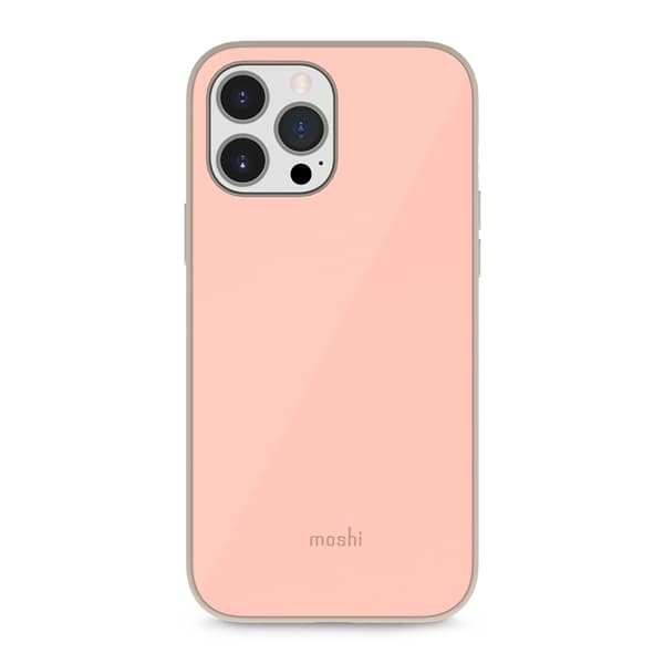 Moshi iGlaze Slim Hardshell Fodral - iPhone 13 Pro Max Fodral (SnapTo System) (Dahlia Pink)