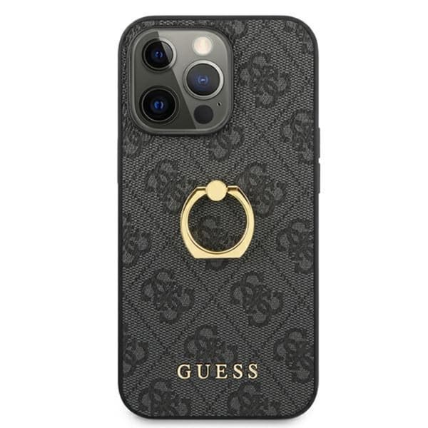 Guess 4G Ring-fodral - iPhone 13 Pro-fodral (grå)