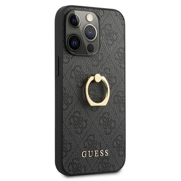 Guess 4G Ring-fodral - iPhone 13 Pro-fodral (grå)