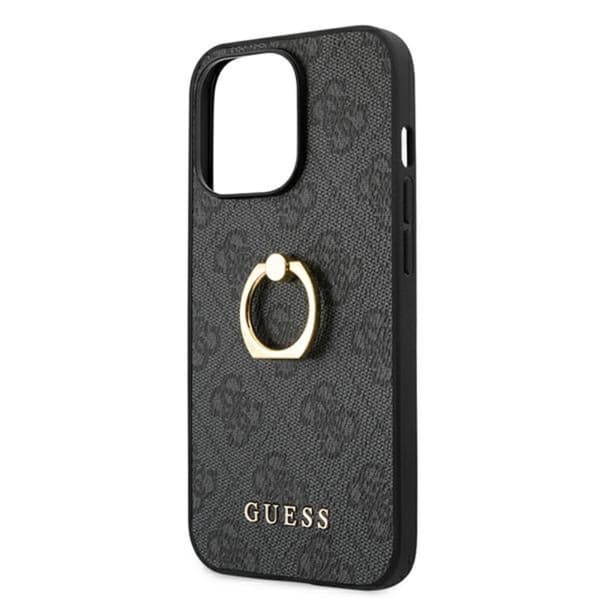 Guess 4G Ring-fodral - iPhone 13 Pro-fodral (grå)