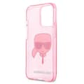 Miniatyrbillede 7 af 8: Karl Lagerfeld Karl's Head Glitter - iPhone 13 Pro Max etui (Pink)