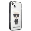 Miniatyrbillede 4 af 8: Karl Lagerfeld Ikonik Karl - iPhone 13 mini cover (gennemsigtig / sort ramme)