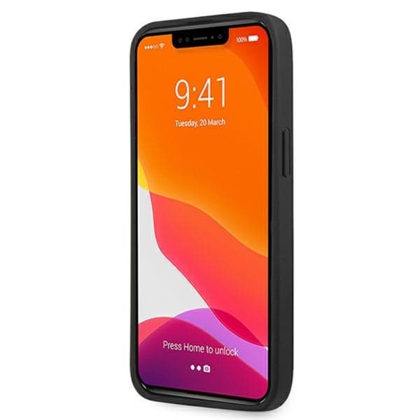 Karl Lagerfeld PU-läder Karl & Choupette-präglat - iPhone 13 Pro-fodral (fuchsia)