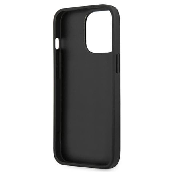 Karl Lagerfeld PU-läder Karl & Choupette-präglat - iPhone 13 Pro-fodral (fuchsia)