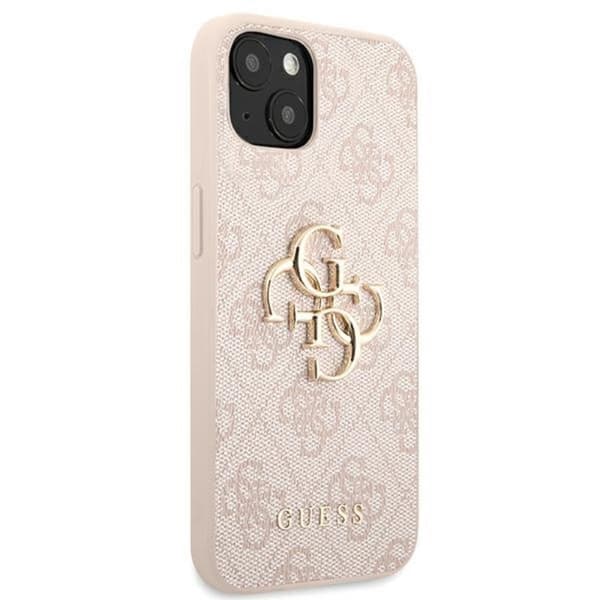 Guess 4G Big Metal Logo - iPhone 13 etui (Pink)