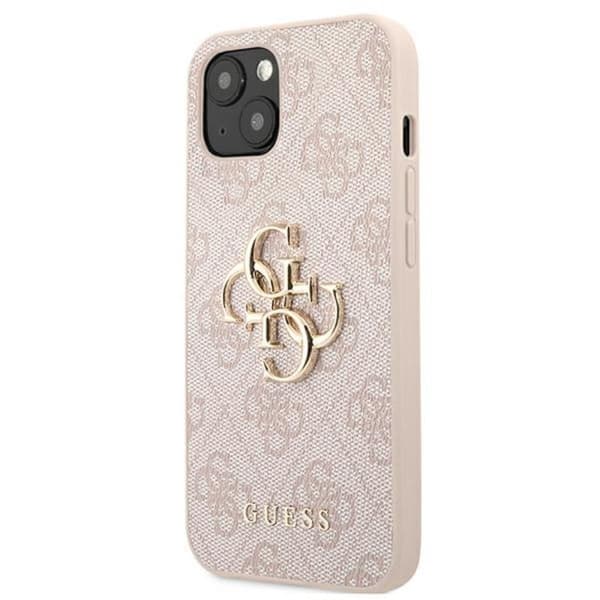 Guess 4G Big Metal Logo - iPhone 13 etui (Pink)