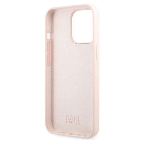 Karl Lagerfeld Slilicone Karl & Choupette - iPhone 13 Pro etui (pink)