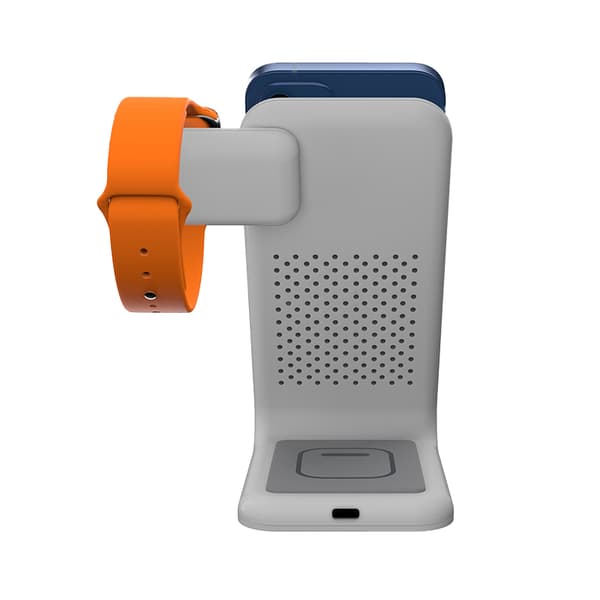 STM ChargeTree Swing – 3-i-1 trådløs oplader til iPhone, AirPods og Apple Watch (hvid)