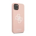 Miniatyrbillede 4 af 8: Guess Silicone 4G Big Logo - iPhone 13 mini cover (pink)