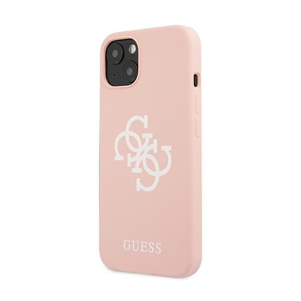 Guess Silicone 4G Big Logo - iPhone 13 mini cover (pink)